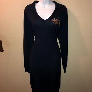 Pristine navy RL sweater dress